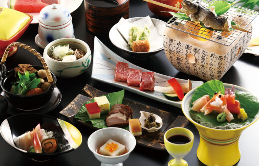 画像：白船グランドホテル　会席料理一：